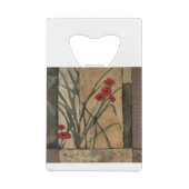 BAG39 Lilies 2.tif Kredietkaart Flessenopener (Achterkant)