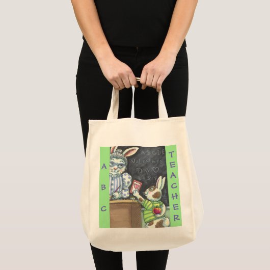 Bag À Apple For The Teacher GROCERY TOTE Customize (Devant (produit))