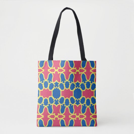 Bag A vibrant trendy multicolor seamless pattern tote (Devant)