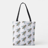 Bag Abeille (motif blanc) - Tote (Dos)