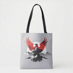 Bag "Aigle et montagnes albanais Tote Modern Heritag
