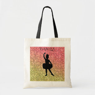 Bag Ballerina tote with personalized name.