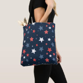 Bag Blue Star Tote Blanc de Playful (De près)