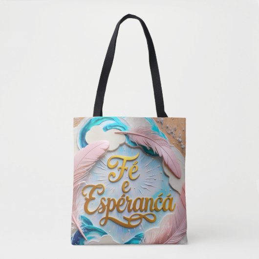 Bag Bolsa Tote - Fé e Esperança (Devant)