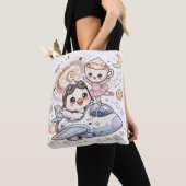 Bag Bombombini Gusini Space Ballet Tote (De près)