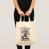 Bag Breakdance Skeleton – Large Halloween Tote (Devant (produit))