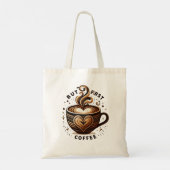 Bag But First Coffee – Swirl & Sparkle Tote (Dos)