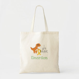 Bag cancer de l'enfance. brave.nom personnalisé - Tote
