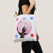Bag Circling Swan Love Romantic Fantasy Art Tote (De près)