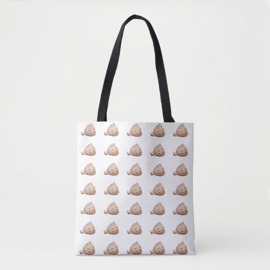 Bag Conch Shell All Over Print Tote (Devant)