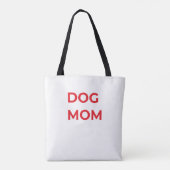 Bag Custom Minimalist Dog Mom Tote – Personalized Pet  (Dos)