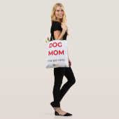 Bag Custom Minimalist Dog Mom Tote – Personalized Pet  (Sur le modèle)