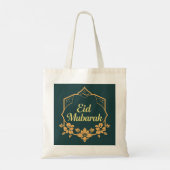 Bag Elegant Minimalist Eid Mubarak Tote  (Dos)