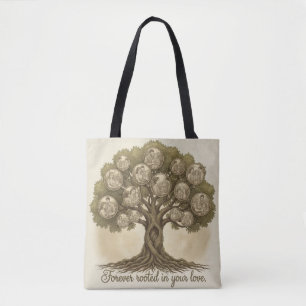 Bag Enraciné dans l'amour : Grand tote Family Oak