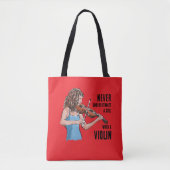 Bag Fille avec un tote violon (Devant)