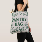 BAG "GREEN PANTRY BAG" - CHINOISERIE TOTE  (De près)