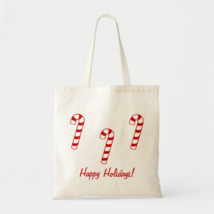 Bag - Holiday Candy Canes Tote Bag