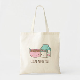 Bag Joli Céréal À Propos De Toi Amour Puns Tote