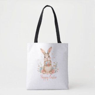 Bag Kids Bunny Easter Egg Hunt Tote Bag.