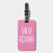 BAG LABEL - Sky Diva Bagagelabel (Voorkant verticaal)