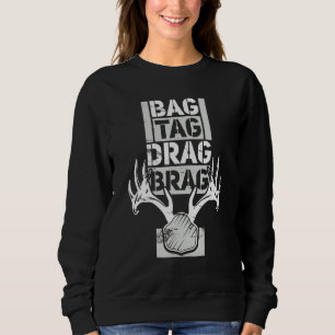 Bag Label Slepen Brag Deer Hunting Trui