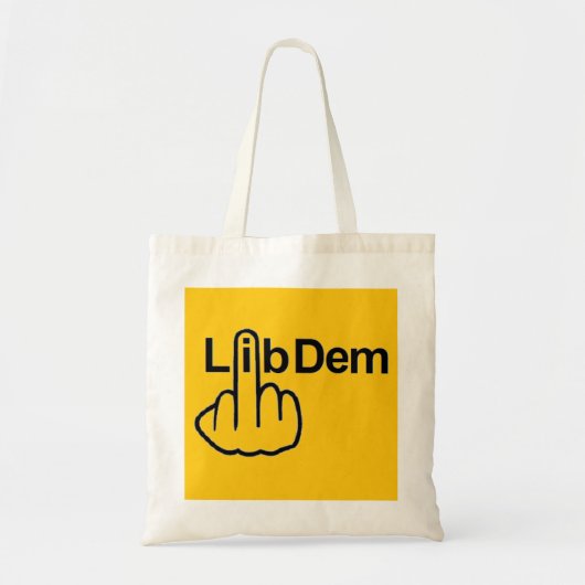 Bag Lib Dem Flip Tote Bag (Voorkant)