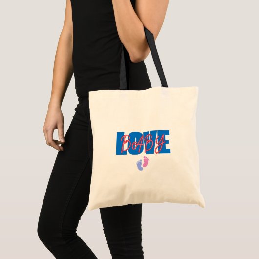 Bag Love Baby Minimal Shower Tote (Devant (produit))
