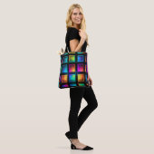 Bag Luminous Grid Spectrum Tote (Sur le modèle)