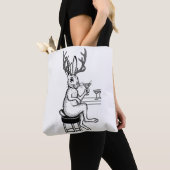 Bag Martini Jackalope tote (De près)