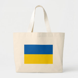 Bag met vlag van Oekraïne Grote Tote Bag