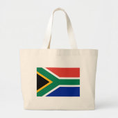 Bag met vlag van Zuid-Afrika Grote Tote Bag (Voorkant)