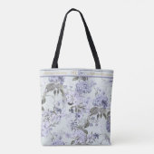 Bag Mint, Lilac & Gold Hydrangea Personalized Tote (Dos)