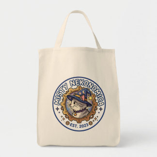 Bag MISTY NEKONOMICA Steampunk Cat Wizard Canvas Tote 