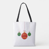 Bag Modern Hanging Christmas Ornaments Tote (Dos)