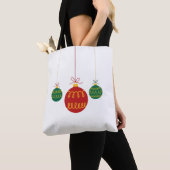 Bag Modern Hanging Christmas Ornaments Tote (De près)