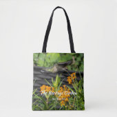 Bag Native Butterfly Weed & Hummingbird Garden Tote (Devant)