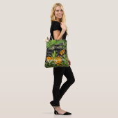 Bag Native Butterfly Weed & Hummingbird Garden Tote (Sur le modèle)