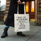 “Bag of Wonders – Hold All Your Magic” Tote Bag