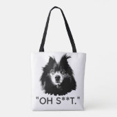 Bag "OH S**T" Funny Pom Tote (Dos)