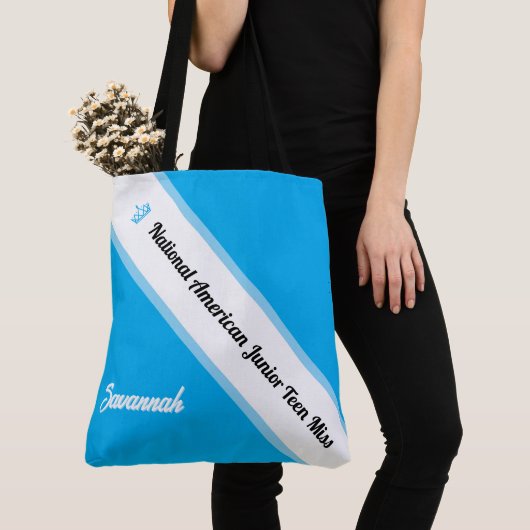 Bag Pageant Essentials Custom Crown and Sash Tote (De près)