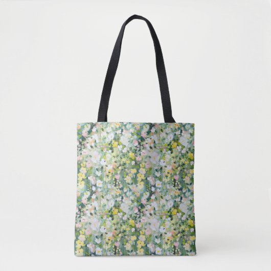 Bag Pastel Watercolor Meadow Tote (Devant)