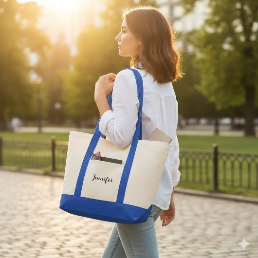 Bag Personalized Impulse Tote With Custom Signature