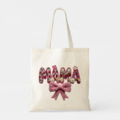 Bag Personalized “Mama” Floral Bow – Cute Kitchen Tote (Dos)