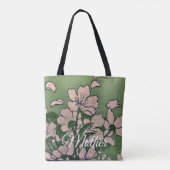 Bag Pink Blossom Green Tote (Dos)