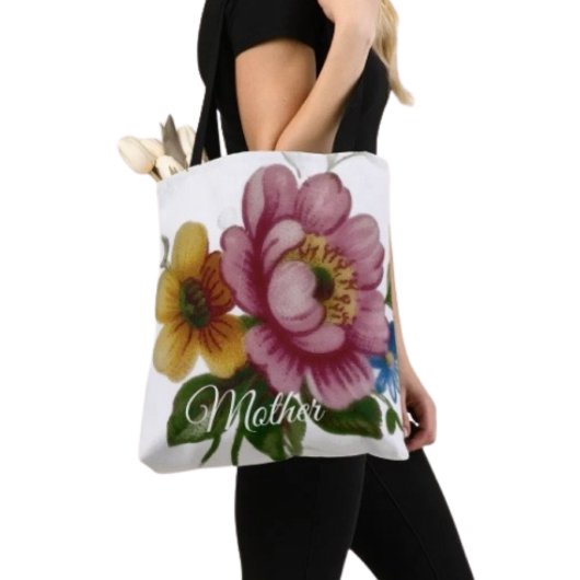 Bag Porcelain Inspired Floral Tote