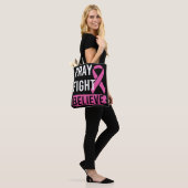 Bag Pray Fight Believe Tote (Sur le modèle)