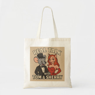Bag Sacré Franc-parler avec Tom et Sherry Cartoon Tote