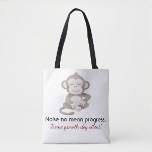 Bag Singe de Confiance Calme – Tote Minimal Quotidien