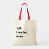 Bag Talk Frenchie to me tote Bay (Dos)