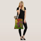 Bag "Textured Florals" (large) Shoulder Tote (Sur le modèle)